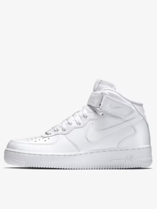 Nike Other - Nike Air Force 1 High Top White Sneakers Boy Size 6Y — Classic Streetwear